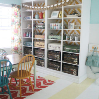 Organized Craft Room Tours -- tours of fabulous craft rooms with tons of ideas for organization.