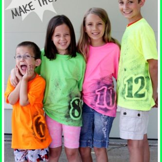 cl4 neon-number-tee-simple-diy-make-your-own