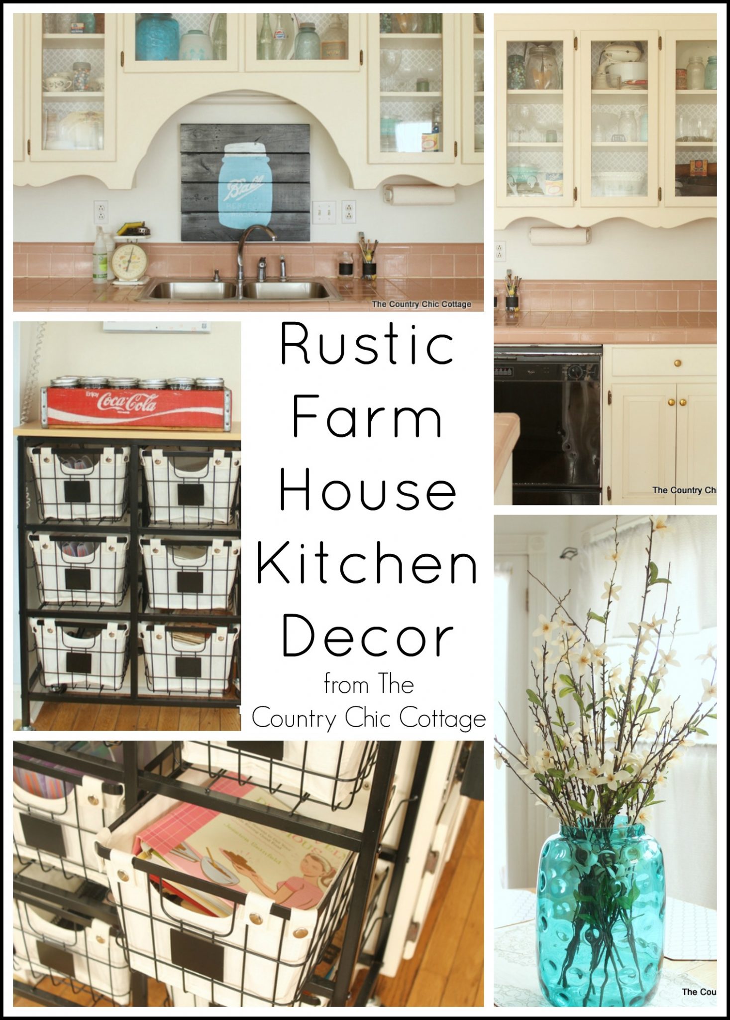 Rustic Farmhouse Kitchen Decor - The Country Chic Cottage