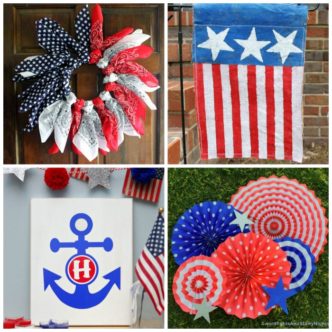 Patriotic Decorations - these 50 ideas can be made in 15 minutes or less!
