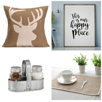 Farmhouse decorating ideas for $10 or less! Great finds that you need for your rustic home!