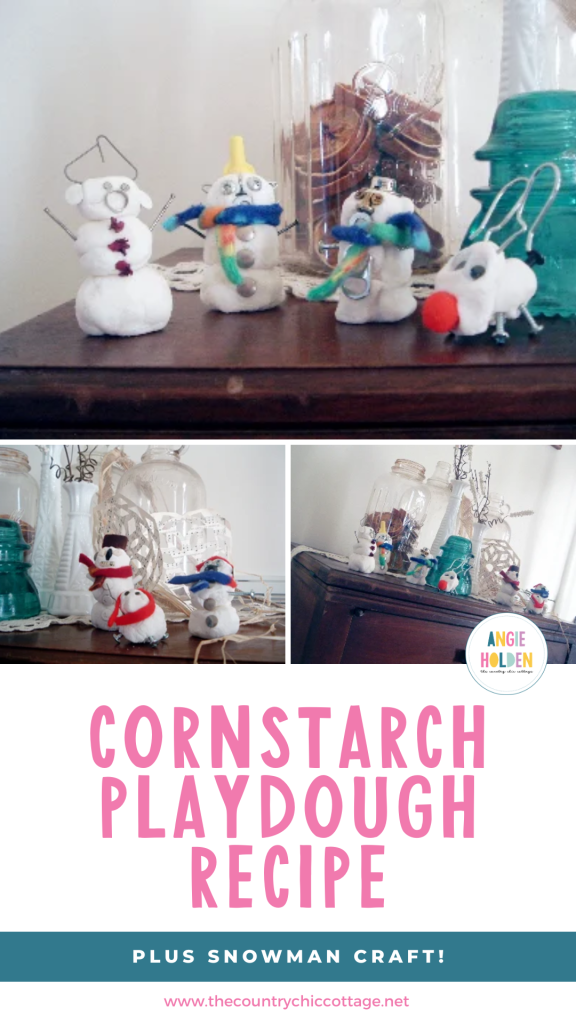 Cornstarch Playdough Recipe - The Country Chic Cottage