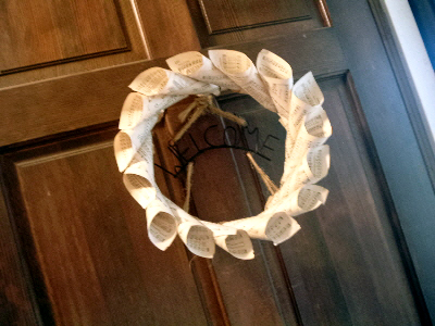 Make this sheet music wreath for your home! A simple project that will look great in your home!