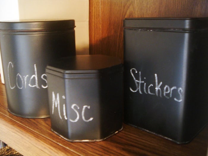 tea and sugar canisters