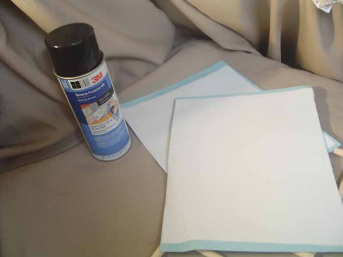 trimming fabric from cardstock