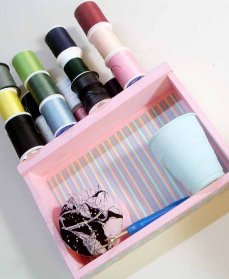Make this thread and sewing organizer for your craft room!