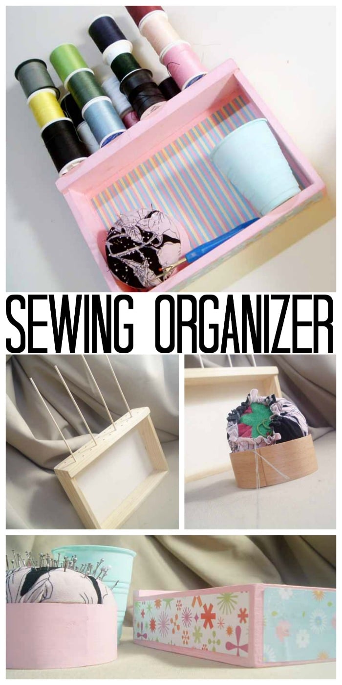 Make this thread and sewing organizer for your craft room!