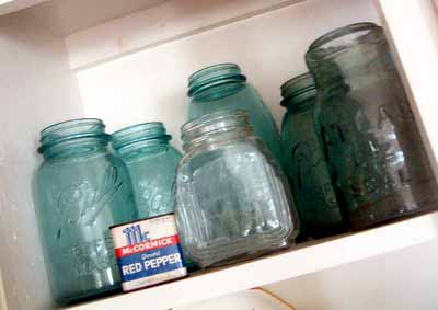 Beautiful Sea Glass Painted Mason Jars - Angie Holden The Country