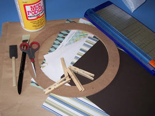 Learn how to make your own clothespin wreath for a laundry room or your front door!