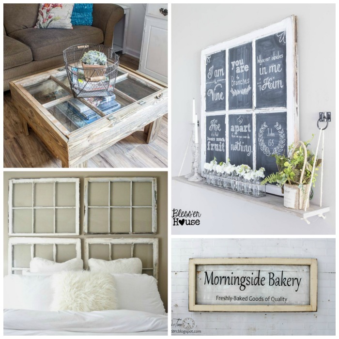 Crafts using old windows deals