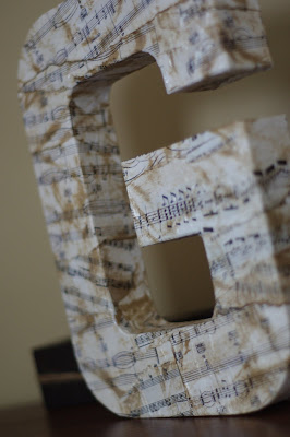 Make this vintage monogram with just a few supplies!