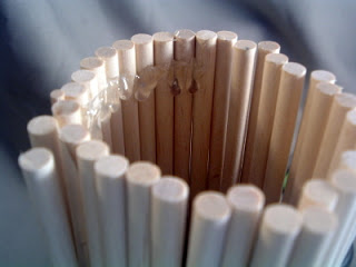 dowel sticks glued together