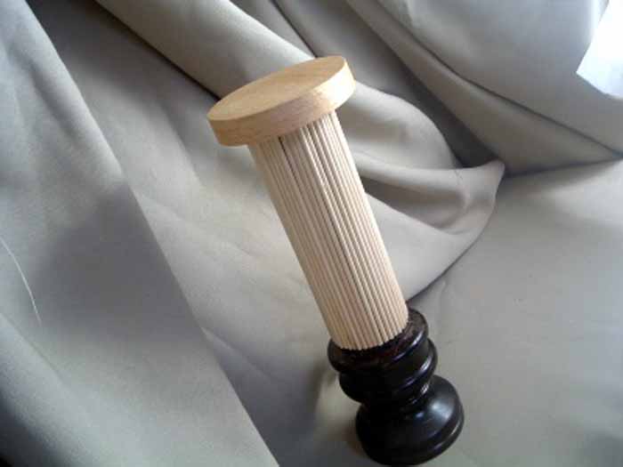 Make your own candlesticks using wood dowels and a few thiftstore finds! Gorgeous home decor for cheap!