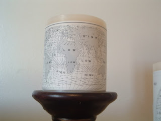 map candle wraps