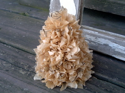 DIY Christmas Tree Craft one sewing pattern Christmas tree