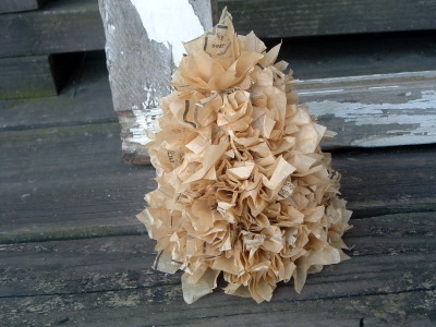 Christmas Tree Craft DIY Christmas tree craft with styrofoam and sewing patterns