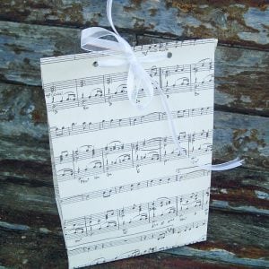 sheet music gift bags