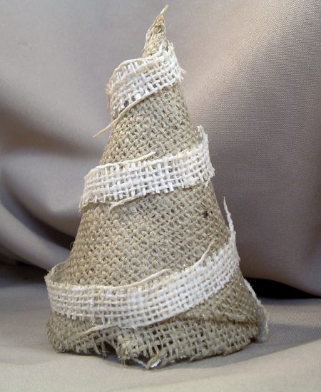 burlap christmas tree