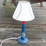 Making a baseball bat lamp from a thrift store find with a Cricut machine