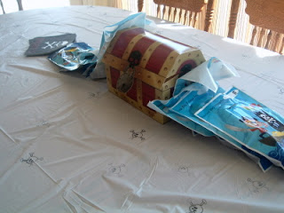 treasure chest for pirate party