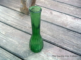 clean glass vase