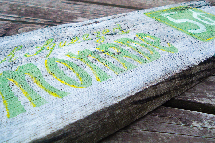 How to make your own stencils for wood signs with a Cricut machine.