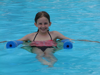 This DIY pool float is perfect for kids to relax in the pool with on hot summer days