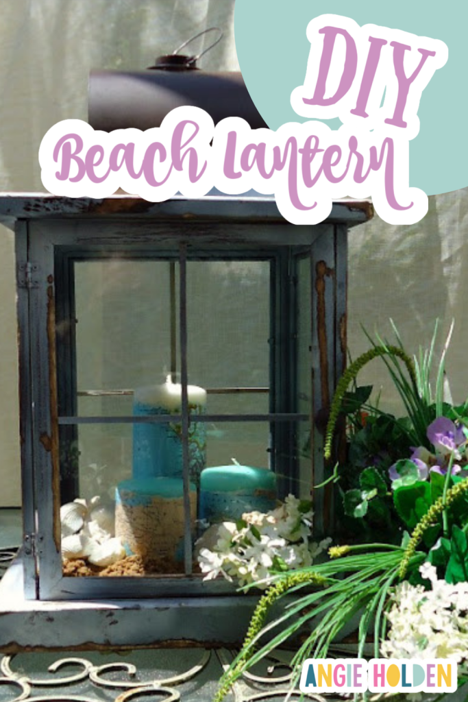 diy beach lantern pin image