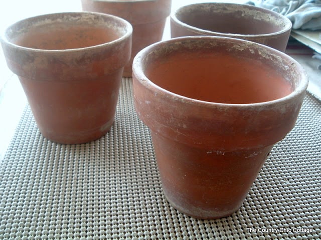 old terra cotta pots