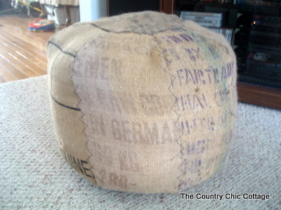 Make Your Own Pouf Ottoman HINT Coffee Sack Home Decor Magnificent Make Your Own Pouf Ottoman Make Your Own Pouf Ottoman HINT Coffee Sack Home Decor Magnificent Make Your Own Pouf Ottoman