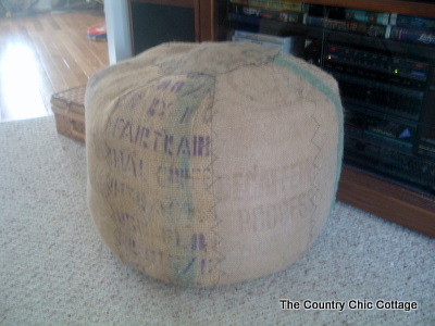 Make Your Own Pouf Ottoman HINT Coffee Sack Home Decor Adorable Make Your Own Pouf Ottoman Make Your Own Pouf Ottoman HINT Coffee Sack Home Decor Adorable Make Your Own Pouf Ottoman