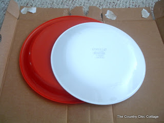 Plastic Plate and White Bowl