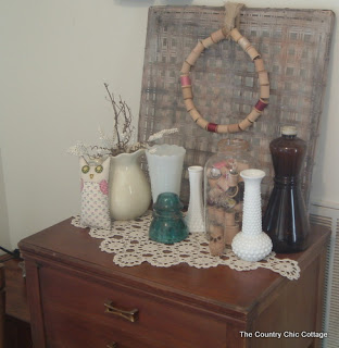 Vintage finds display