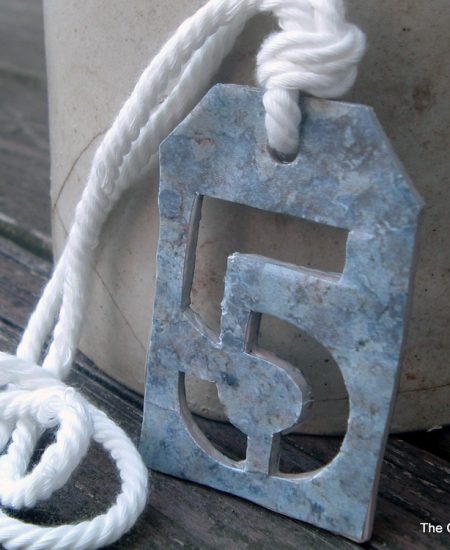 Make numbered tags similar to the Ballard Designs original with these step by step instructions.