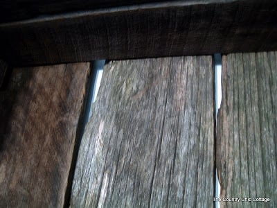 wooden hutch for desk close up