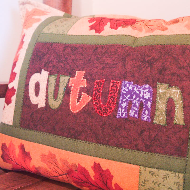 diy fall pillow