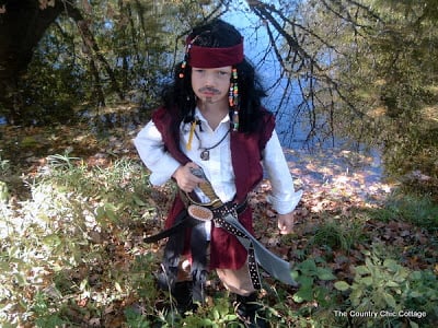 jack sparrow kids costume