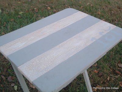 gray and white table on grass