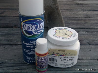 paint supplies on wood