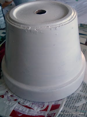 painting terracotta pots