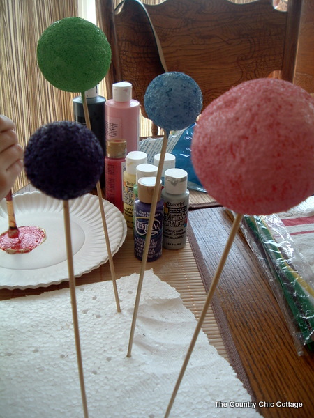 Styrofoam Spiders Kids Craft The Country Chic Cottage