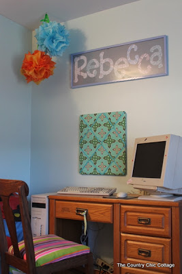 memo board in a teen's room