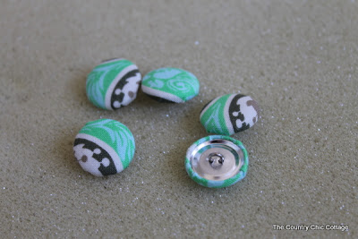 fabric covered buttons