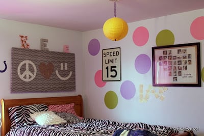 zebra themed teen girls bedroom 