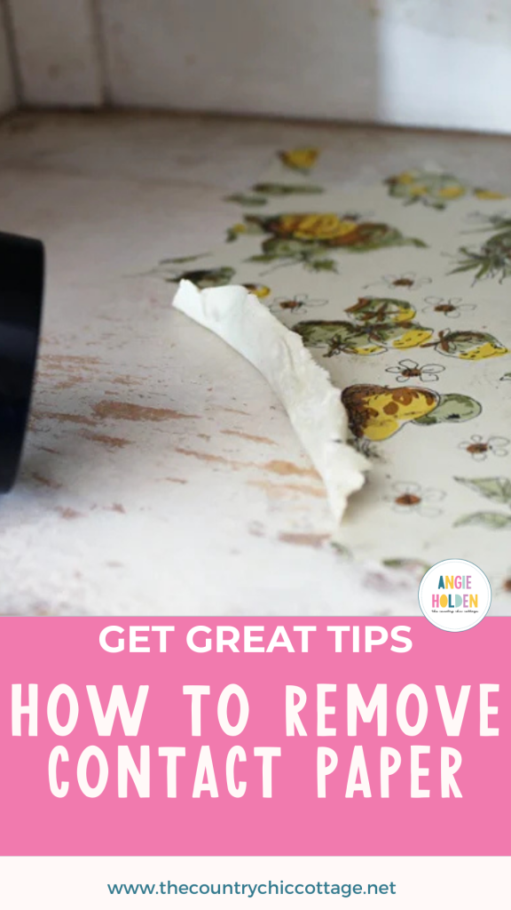 how to remove contact paper