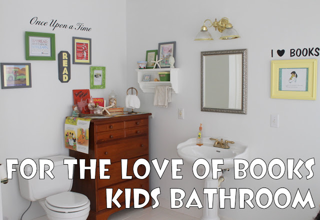 For the love of books bathroom header image.