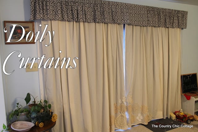 DIY Doily Curtains
