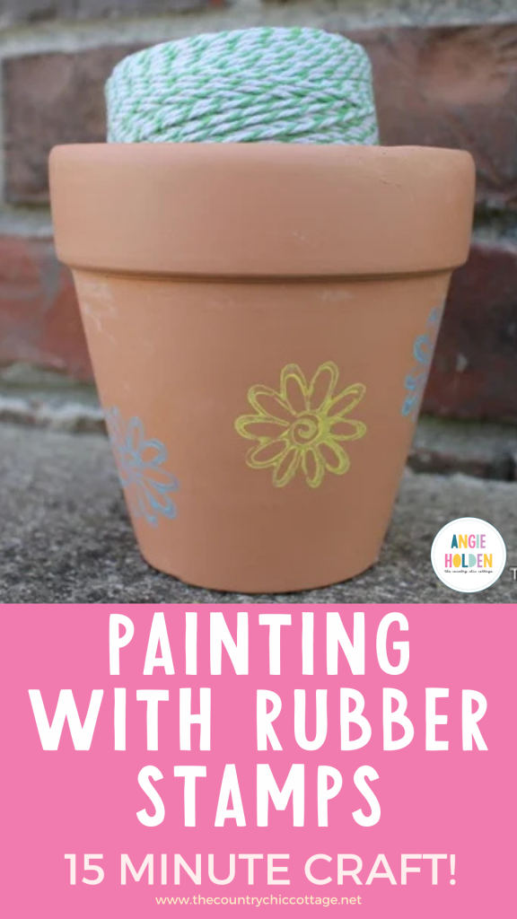 painting with rubber stamps