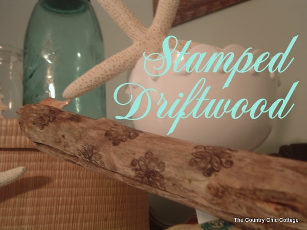stamped driftwood