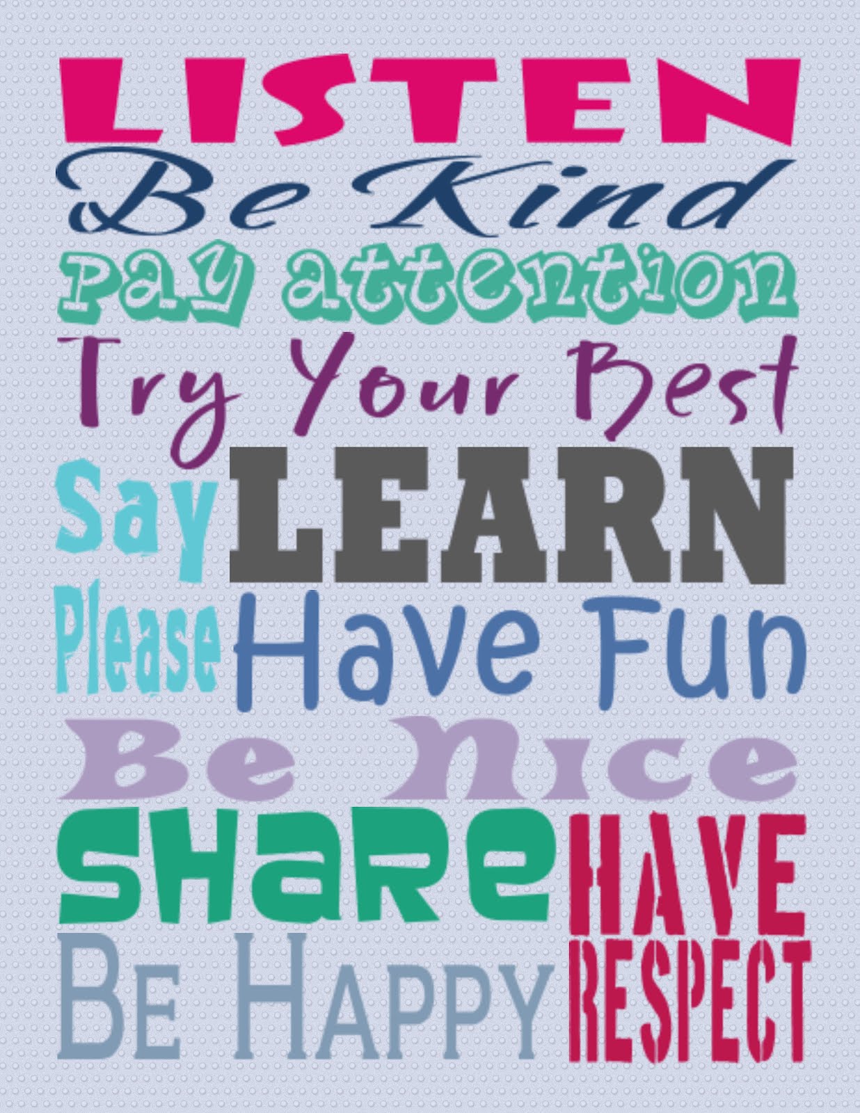 Clroom Pointers Printable for Trainer Appreciation 7 days photograph regarding Classroom Rules Printable known as Clroom Suggestions Printable for Trainer Appreciation 7 days